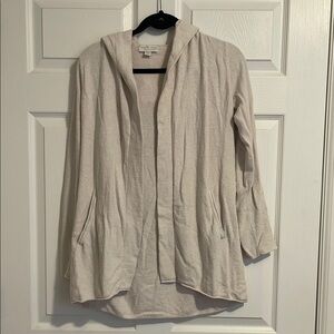 Barefoot Dreams Women's Cream Hooded Jacket